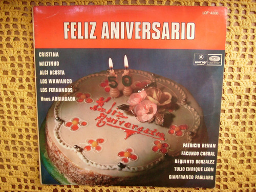 Feliz Aniversario - Lp Vinilo Promo Wawanco Facundo Cabral