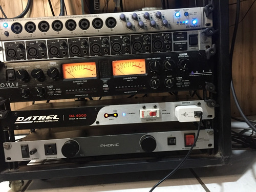Pre Amplficador E Compressor 02 Canais Art Pro Vla Il