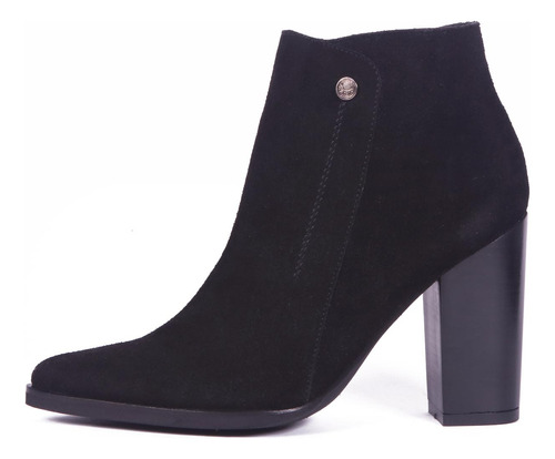 Botin Malia Gamuza Negro 