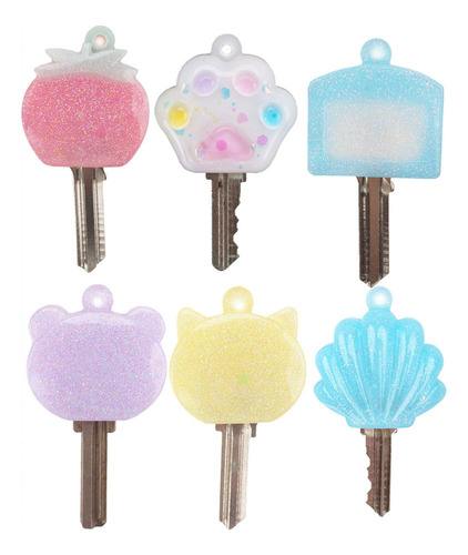 Zy Funda De Llave De Resina Epoxídica Con Forma Keychain