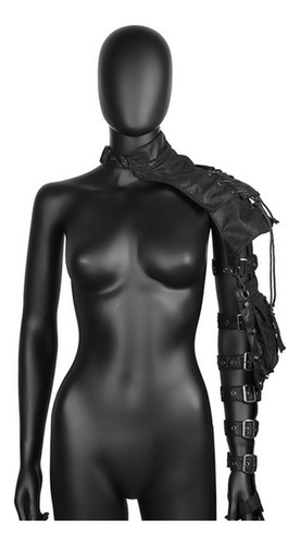 Steampunk Mujer Cuero Pauldron Hombro Brazo Pirata Vestido
