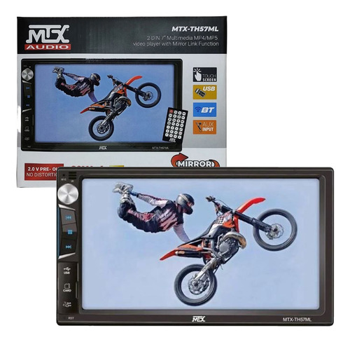 Autoestereo 2 Din 60wx4 Usb Mirror Link Mtx Audio Mtx-th57ml