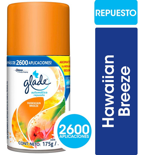 Aromatizante Automático En Aerosol Glade Hawaiian Breeze