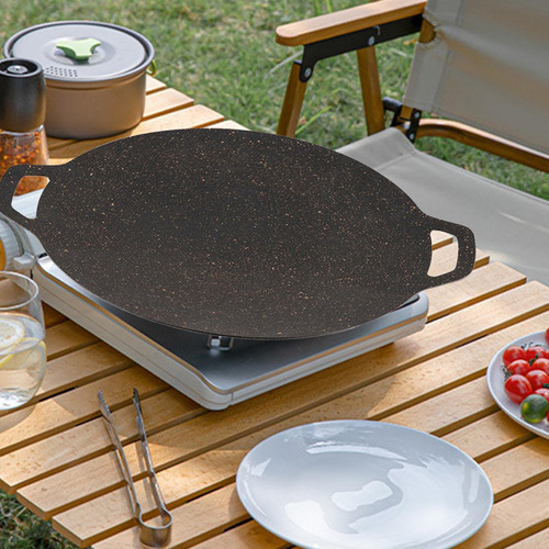 * Pan Barbacoa Grill Plate Para Senderismo 30 Centimetros