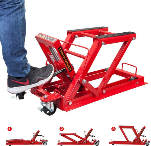 Imagen 4 de 6 de Gato Hidraulico Para Moto De 1500 Libras Motocicletas