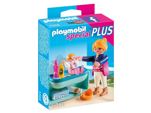 Playmobil Special Plus 5368 Mamá Con Cambiador Mundo Manias