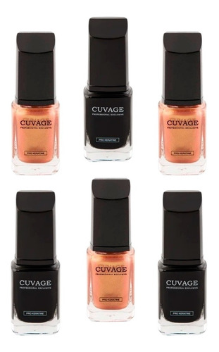 Esmaltes Cuvage Tradicionales Pack X6 Color A Elección