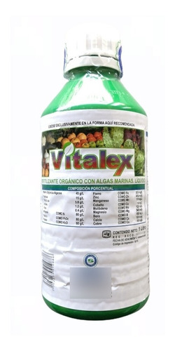 Vitalex Extracto De Alga Marina Para Uso Agrícola 1lt