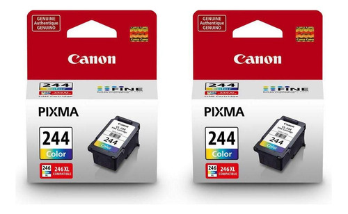 Canon Paquete De 2 Cartuchos De Tinta A Color Cl-244 Para I.