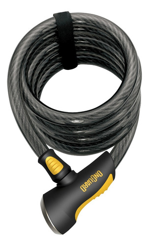 Candado De Cable Onguard 8027 Para Bicicleta Color Negro