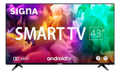 Smart Tv Pantalla 43 Pulgadas Signa Android Tv Led Hd