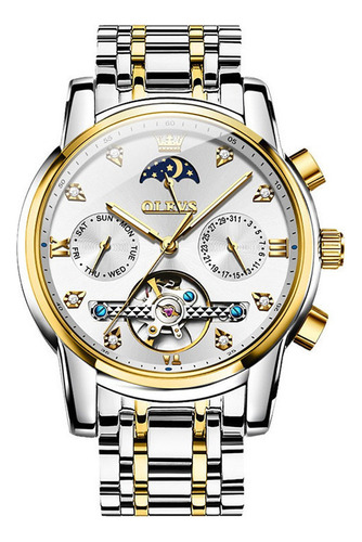 Reloj De Moda Mecánico Clásico Olevs Tourbillon