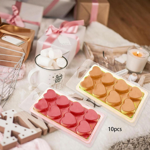 Paquete De 10 Cuencos Para Derretir Velas, Modelos En Forma