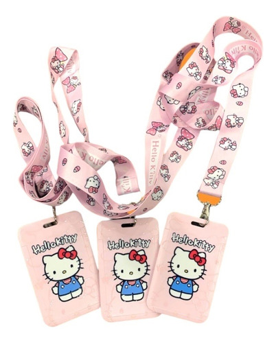 Porta Credencial Hello Kitty