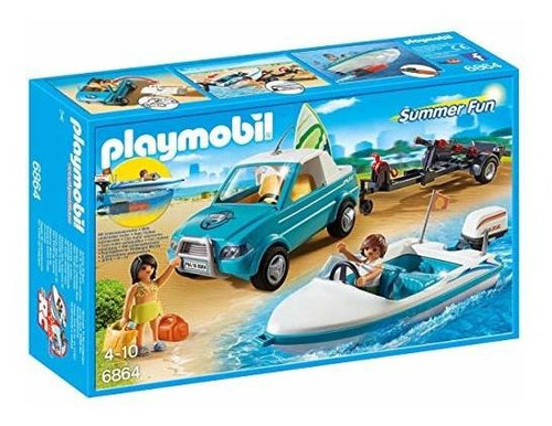 Playmobil Surfer Pickup Con Lancha