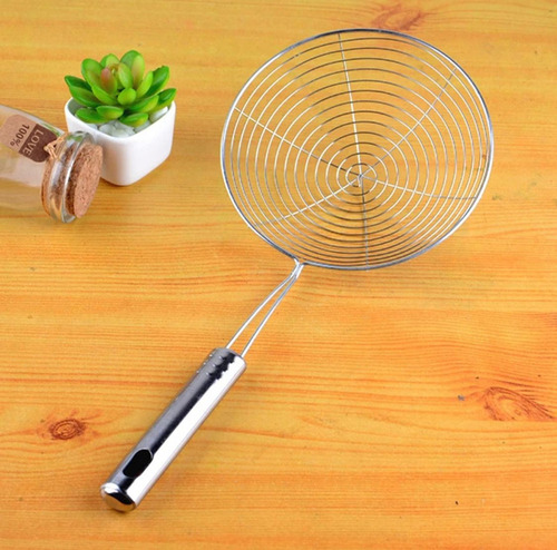 Cuchara Colador Escurridor Utencilio Cocina Cucharon Acero