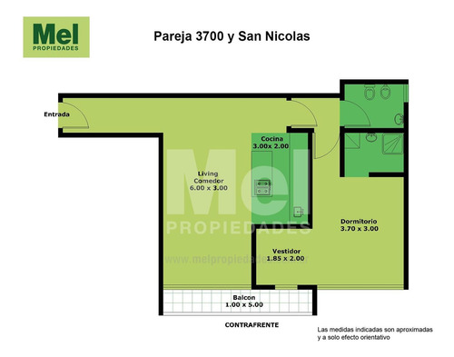 Imagen 3 de 20 de Gran 2 Ambientes En Destacada Ubicación