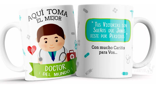 Taza Personalizada Aquí Toma El Mejor Doctor Ideal/regalo