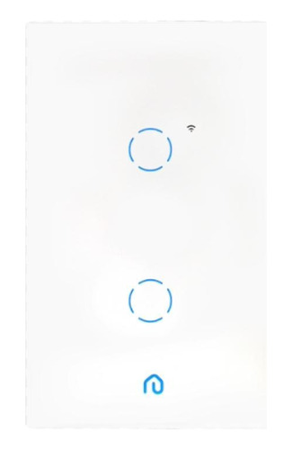 Interruptor Inteligente 2 Botões Touch Wi-fi App Alexa Vidro
