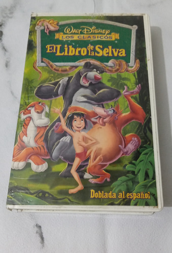 Vhs Original El Libro De La Selva Los Clásicos De Disney