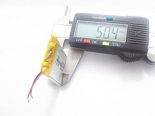 Bateria 3,7v 500 Mah Para Relogio Chama Garçom