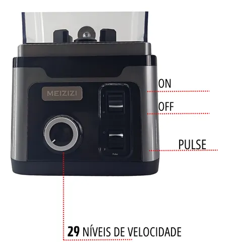 Liquidificador Profissional Blender Comercial Meizizi-1020 Liquidificador Profissional Blender Comercial Meizizi-1020