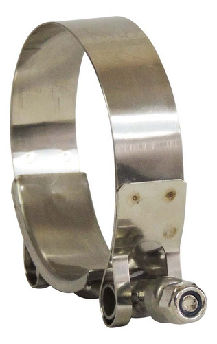 Abraçadeira Tucho Inox T-clamp 57mm X 65mm 2 Pol - 10 Unid Cor Cromado SPA Turbo CMBSPCL002