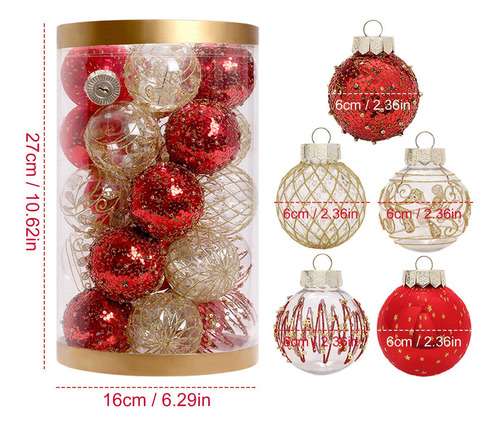 Adornos De Bolas Para Árbol De Adornos Navideños Ina