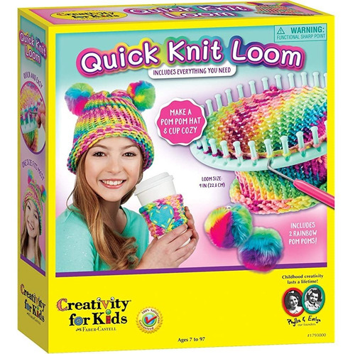 Creativity For Kids Quick Knit Loom - Enseña Habilidades Y C