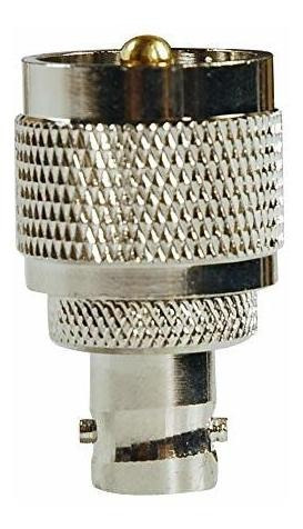 4 Conector Bnc Dama Uhf Pl259 Tm Rf Coaxial Adaptador