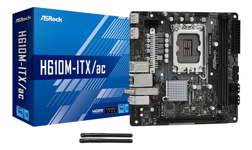 Asrock H610 Mini Atx Placa Base H610m-itx Ac Intel Serie Cpu