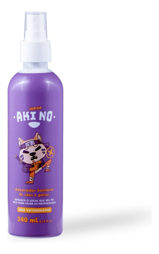 Aki No - Educador Sanitário Para Pet - 240ml - Limpatinha