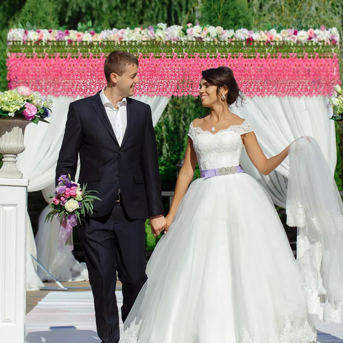 18 Unidades De Flores Artificiales, Glicinias, Decoración Ar