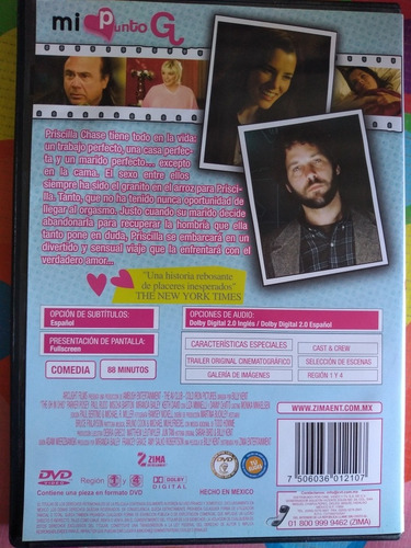Dvd Mi Punto G Parker Posey (Usado)