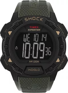 Reloj Hombre Timex Expedition Shock, Luz, 45 Mm Tw4b234009j