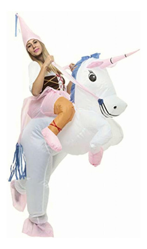 Unicorn,disfraz De Unicornio Inflable Premium Cuerpo