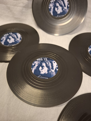Souvenir Posa Vaso Disco Vinilo
