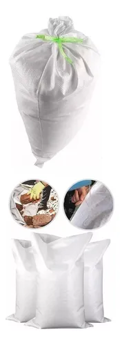 Pack X4 Saco Multiuso Para Rafia Escombros Basura 50 Kilos