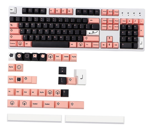 Keycaps 138 Accesorios Compatibles Con Teclas Reemplazo Para