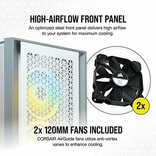 Gabinete De Vidrio Templado Con Flujo De Aire Corsair 4000d