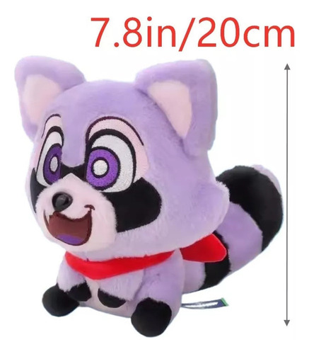 E Indigo Park Rambley Raccoon Game Doll 2 Boneca De Pelúcia