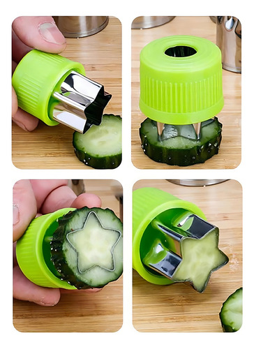 Mini Cortadores Moldes De Galletas Frutas Verduras Masas Color Azul