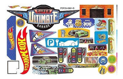 Pegatinas De Repuesto Para Hot Wheels Garage - Hot Wheels Su