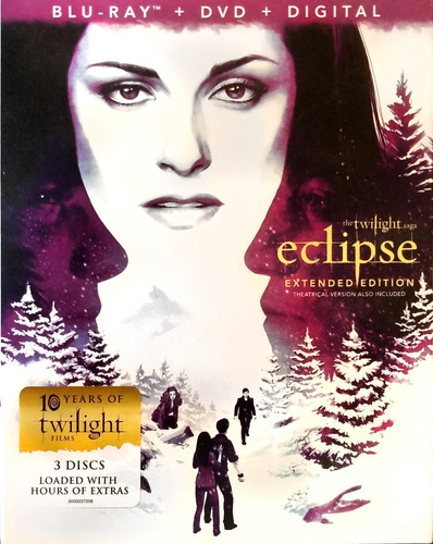 Eclipse Extendida Saga Crepusculo Pelicula Blu-ray + Dvd