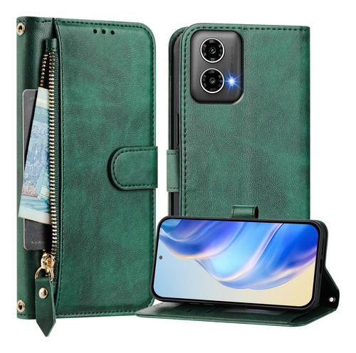 Funda Tipo Cartera Con Correa Para Motorola Moto G34 5g/g45