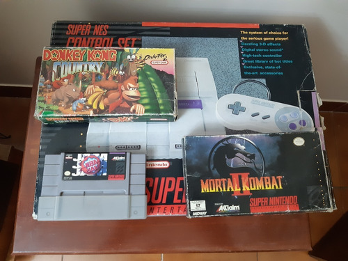 Consola Super Nintendo 16 Bits En Caja