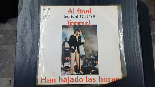 Lp 45rpm Emmanuel Al Final En Acetato 45rpm