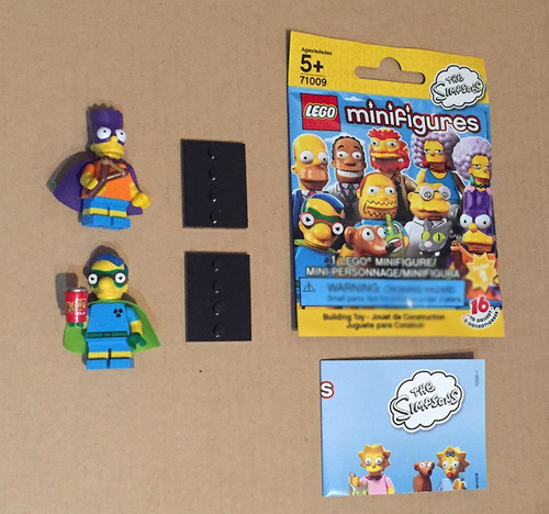 Lego 71009 Bart Y Milhouse Minifigura Los Simpsons Serie 2