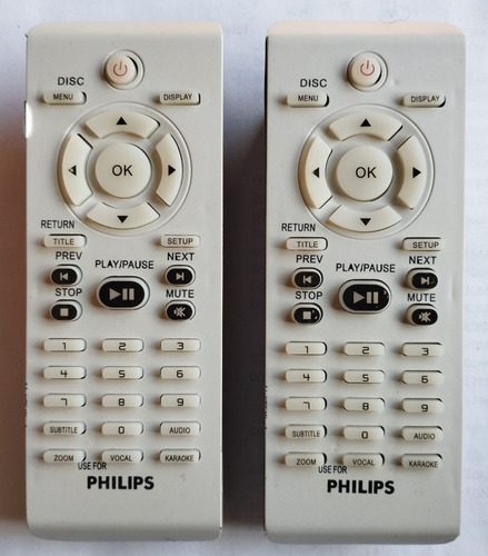 Control Remoto Dvd Philips  Modelo Dvp3120/55  