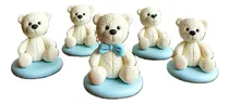 Comprar Souvenirs Ositos Baby-shower En Porcelana Fria X 10 Unidades